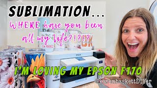 SUBLIMATION  EPSON F170 Printer [upl. by Aicined682]