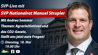 SVPLive mit Nationalrat Manuel Strupler [upl. by Lekcim]