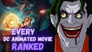 Every DC Animated Movie Ranked Supercut 19932020 [upl. by Eitsyrk]