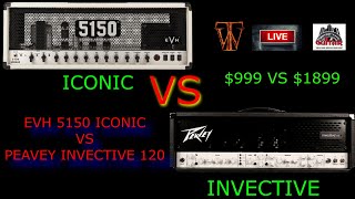 EVH 5150 Iconic vs Peavey Invective 120 [upl. by Cyndi]