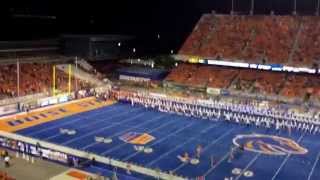 BoiseState entering Albertsons Stadium [upl. by Neemsay]