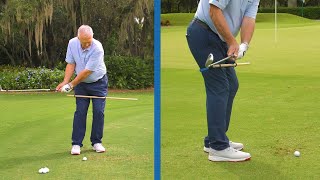 Knees Please A Martin Hall Chipping Drill  GolfPass [upl. by Eilyak]