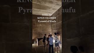 inside The Kings Chamber in Khufus Pyramid [upl. by Tatianna927]