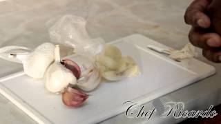 How To Freeze Garlic To Reuse In Your Cooking The Freezer  Recipes By Chef Ricardo [upl. by Navaj]