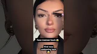 Viral nose contouring hack😱shortsfeed hack viralshorts shorts fyp ytshorts [upl. by Zednanref516]