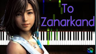 To Zanarkand Final Fantasy X Synthesia [upl. by Notfa988]