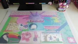 DIY Schreibtisch selber gestalten  Schreibtisch Unterlage selber gestalten  Coole Deko [upl. by Niwled40]