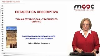 Estadística Descriptiva Tablas estadísticas y Tratamiento gráfico Módulo 1 [upl. by Sulihpoeht]