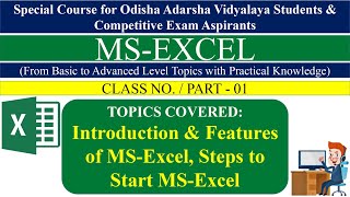 MSEXCEL PART01 [upl. by Annij]