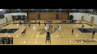 Whitefield Academy vs Mt Bethel Christian Academy Womens Varsity Volleyball [upl. by Annazor]