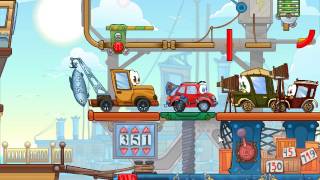 Wheely 4 Time Travel Level 5 Gameplay Walkthrough [upl. by Nythsa780]