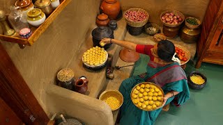 Paruppu Urundai Kuzhambu  Made Traditionally  Vadai Cooking In Village  The Traditional Life [upl. by Nonah]