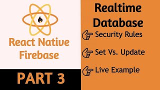 43 React Native Firebase Realtime Database  Part 3 [upl. by Anahgem578]