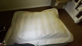 Review of AeroBed Comfort Lock Queen Air Mattress [upl. by Aubarta]