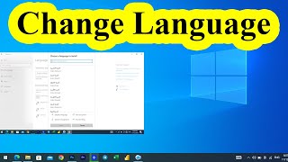 How To Change Language in Windows 10  11 [upl. by Nnairahs]