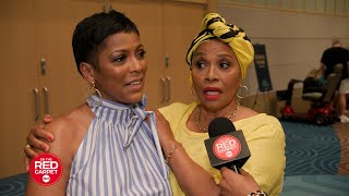 Jenifer Lewis joins Tamron Hall for opening of Tianas Bayou Adventure [upl. by Bohon]