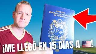 RENOVÉ mi PASAPORTE VENEZOLANO viviendo en ESTADOS UNIDOS 2024 I Paso a paso [upl. by Saixela]