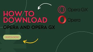 How to Download amp Install OperaOperaGX on Windows 1011 Tutorial [upl. by Kimbra392]