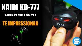 Conheça o Impressionante Fone Gamer Kaidi KD777 Com Batidão  Unboxing e Review [upl. by Zaneta784]