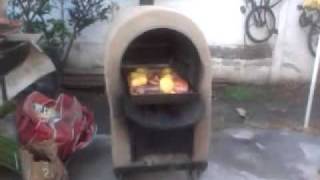 Espectacular Asado en mi Horno de Barro con Ruedas [upl. by Lissner441]