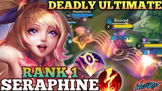 SERAPHINE MIDLANE MVP PLAY PERFECT ULT CONTROL  TOP 1 GLOBAL SERAPHINE BY PhoenixTears  WILD RIFT [upl. by Eta]