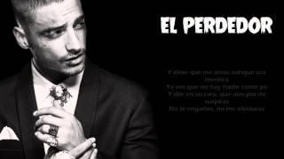 El Perdedor  Maluma Video Con Letra Reggaeton [upl. by Sontich]