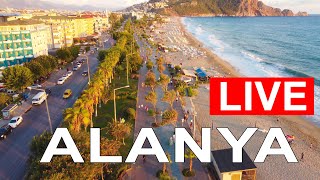 Alanya Live camera KLEOPATRA BEACH Alanya Turkey 09122023 alanya turkey livestream wether [upl. by Wilmar79]