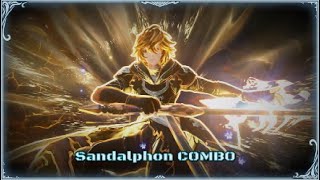 Sandalphon COMBO  Granblue Fantasy Relink [upl. by Mirisola652]