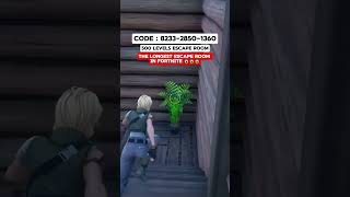 500 Levels Escape Room 🚪 fortniteshorts fortniteclips fortnitemontage [upl. by Hteik]