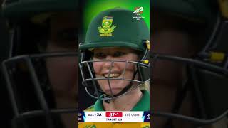 Yet another brilliant smash from Anneke Bosch AUSvSA T20WorldCup WhateverItTakes [upl. by Milas]