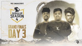 தமிழ் 50K  AADUKALAM SEASON 4  GRAND FINALS DAY 3  MANAGED BY LEGND bgmi bgmilive bgmitamil [upl. by Niak720]