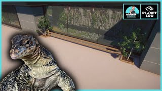 Building A Reptile House In Planet Zoo  Terrarium Habitat Build [upl. by Willard]