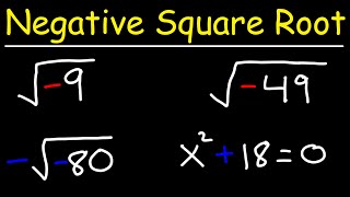 How To Find The Square Root of a Negative Number [upl. by Ahseetal]