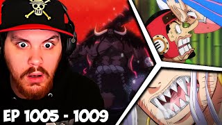 One Piece Episode 1005 1006 1007 1008 1009 Reaction  Yamatos Devil Fruit Revealed [upl. by Eahsed]