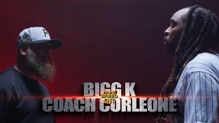 BIGG K VS COACH CORLEONE RAP BATTLE  RBE [upl. by Atilegna]