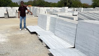 सबसे सस्ता मार्बल यहां मिलेगा White marble price list 2024 [upl. by Wren]