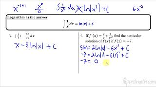 Calculus ABBC – 68 Finding Antiderivatives and Indefinite Integrals Basic Rules and Notation [upl. by Simara]