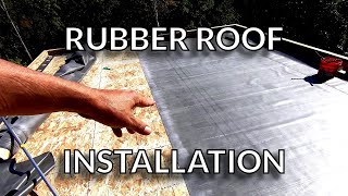 Installing the RoofKit EPDM Rubber Roof [upl. by Emelita]