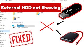 External hard drive  USB does not show up in File Explorer Windows 10  Windows 11 [upl. by Epillihp]