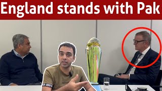 England shows its support towards Pak on Champions Trophy [upl. by Bernj]