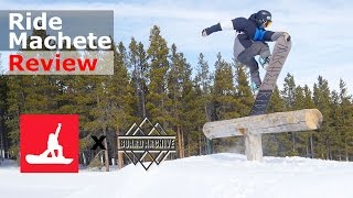 Ride Machete Snowboard Review [upl. by Jamnes974]