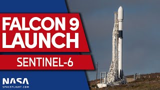 SpaceX Falcon 9 Sentinel 6 Launch LIVE from Vandenberg AFB [upl. by Solakcin396]