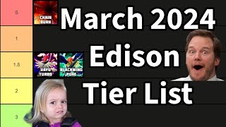 March 2024 Edison Tier List [upl. by Hall]