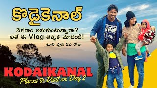 Complete Guide To Kodaikanal  Places To Visit on Day 2  Kodaikanal Trip Plan in Telugu [upl. by Britton]