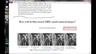 24 BM3D for Image Denoising  Image Analysis Class 2013 [upl. by Nitsirk743]