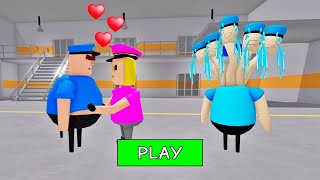 SECRET UPDATE  POLICE COP FALL IN LOVE WITH POLICE GIRL OBBY ROBLOX roblox [upl. by Madelon]