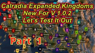 Calradia Expanded Kingdoms NEW V 102 Campaign Part 1 Bannerlord  Flesson19 [upl. by Ellehcor]