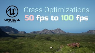 Improving Landscape Grass Performance in Unreal Engine [upl. by Nanine]