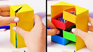 INCREDIBLE PAPER HACKS  Creative Paper Crafts For Everyone [upl. by Hui]