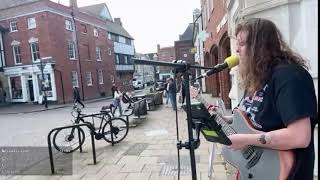 English Busker Street Music in Saffron Walden Taking requests sl kofi [upl. by Pokorny]